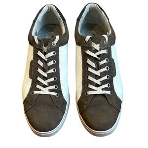 Kenneth Cole New York Liam Sneaker Men's 11 Brown & White Leather Casual Shoes